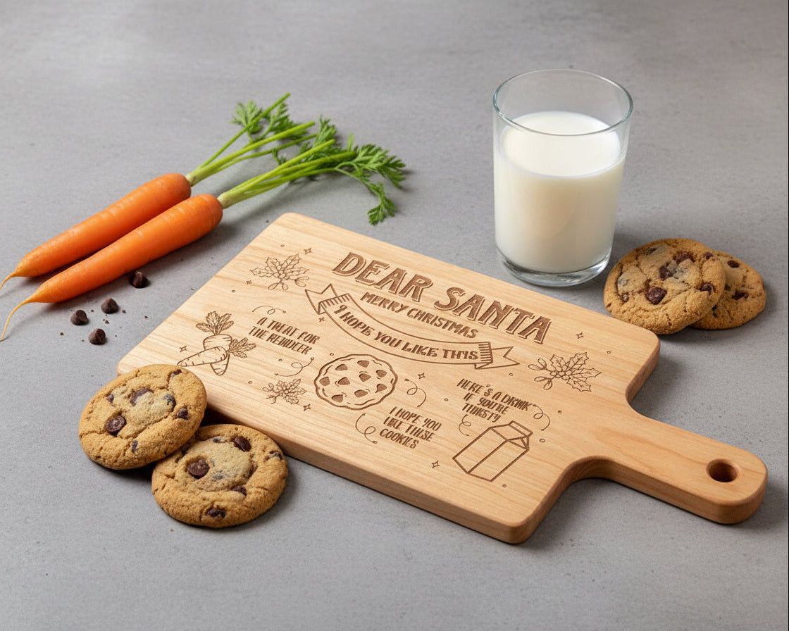 Santa Snack Board
