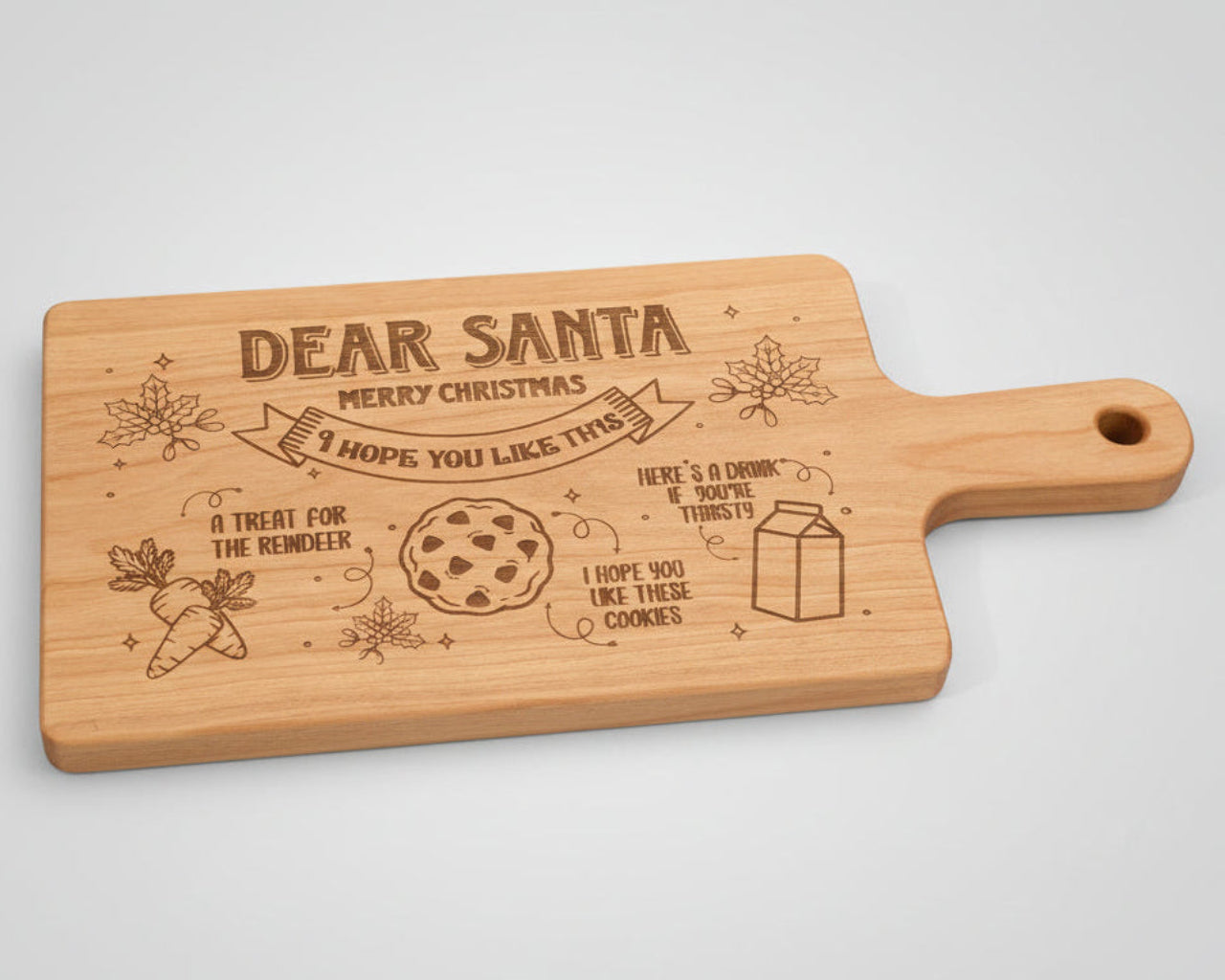 Santa Snack Board
